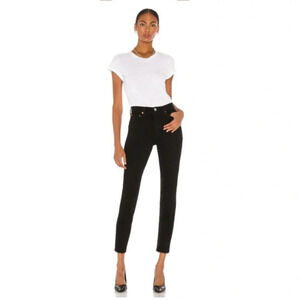 Re/Done Levi's NEW Black High Rise Ankle Crop Jeans Size 29